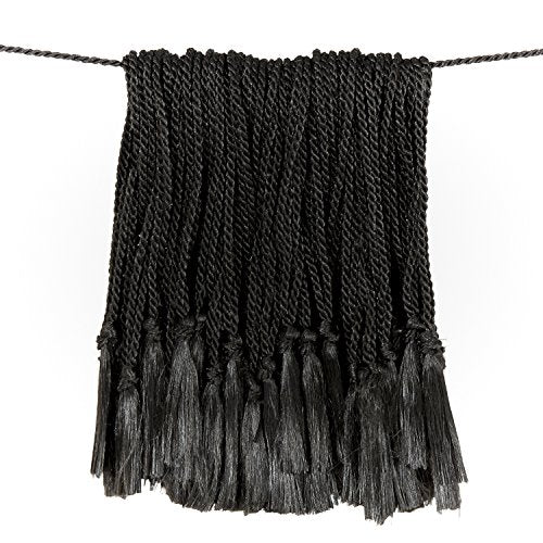 Tassel Depot 100 Floss Bookmark Tassels - Black - color: Black