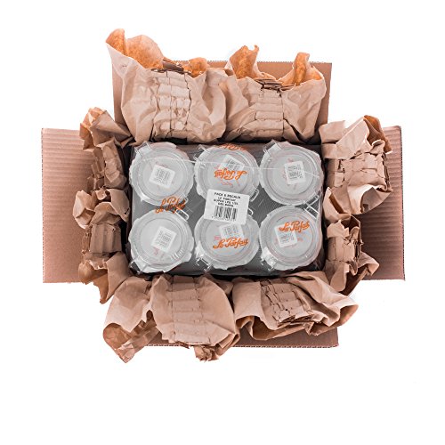 Le Parfait Super Jar 500ml (16oz) Glass Canning Jar, Wire Bail Lid, 6 Pack - color: 16oz (Set/6)