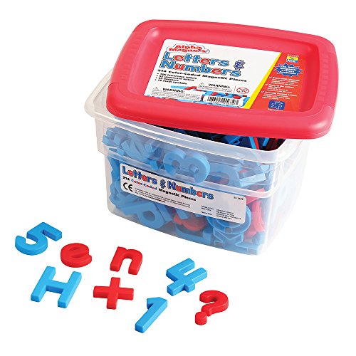 Educational Insights Color-Coded AlphaMagnets & MathMagnets 214-piece Set