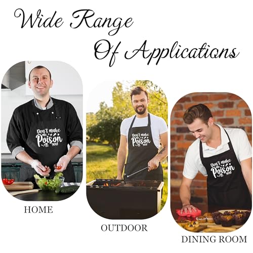 Funny Aprons for Men，Women - color: Don't Make Me Poison You