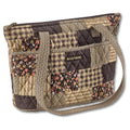 Bella Taylor Small Tote, Quilted Shoulder Bag for Women - color: Twilight Garden Patch