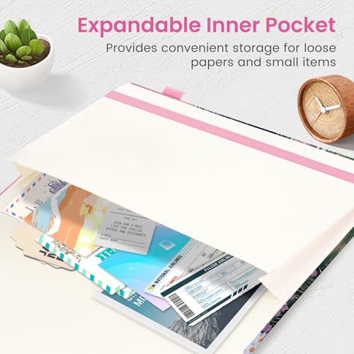 Taja Aesthetic Lined Journal for Women, Pretty Notebooks for Work & Study - color: B-Dreamscape Hills