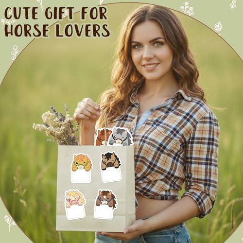 Yinder 24 Pads Horse Sticky Notes Cartoon Memo for Party School - color: Multicolor, size: Horse