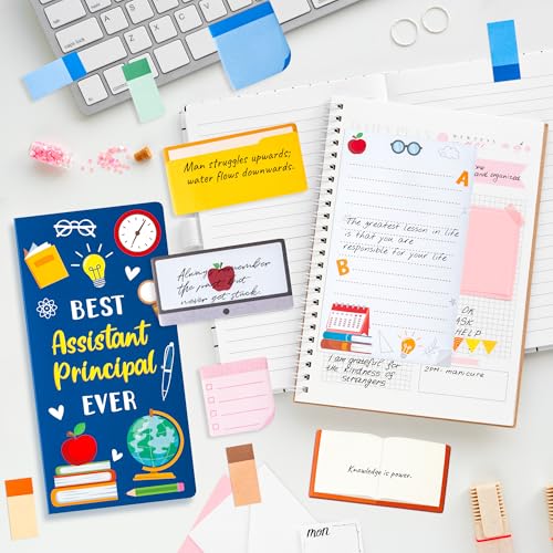 Xqumoi Best Assistant Principal Ever Sticky Note Set School Office Supplies - color: 1pack-assistant Principal