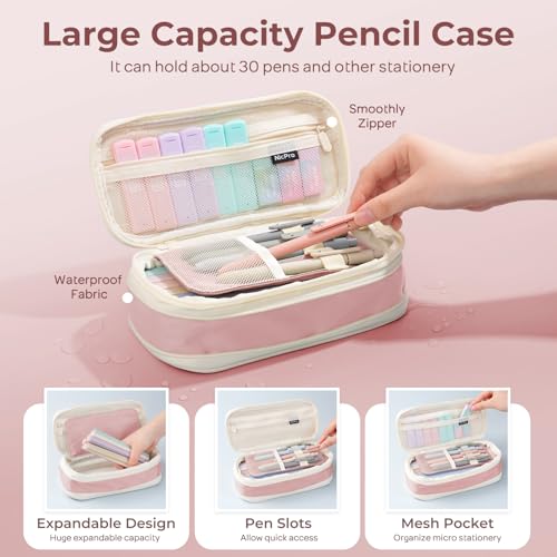 Nicpro 38PCS Aesthetic School Supplies, Pastel Mechanical Pencil Set - size: 38 PCS