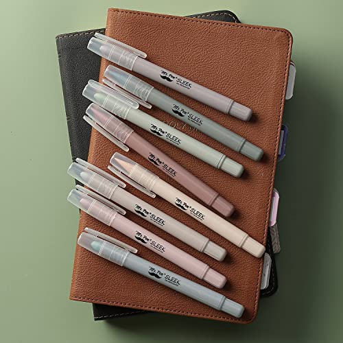 Mr. Pen- No Bleed Gel Highlighters, Dusty Colors, 8 Pack - color: Dusty Colors, size: 8 Pack