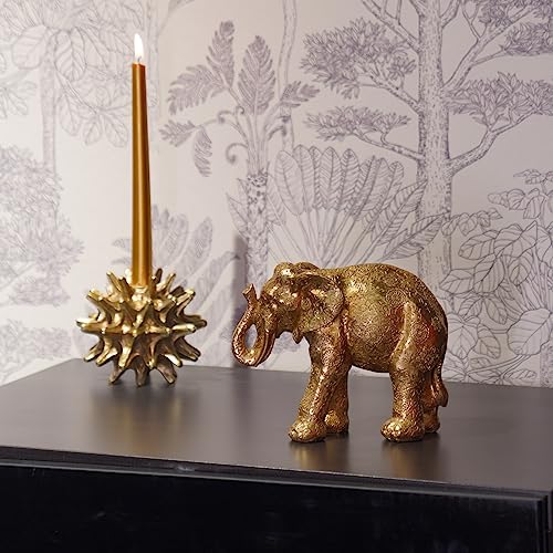 Guichifun Gold Elephant Statue Home Décor Collectible Figurines - color: Gold-elephant