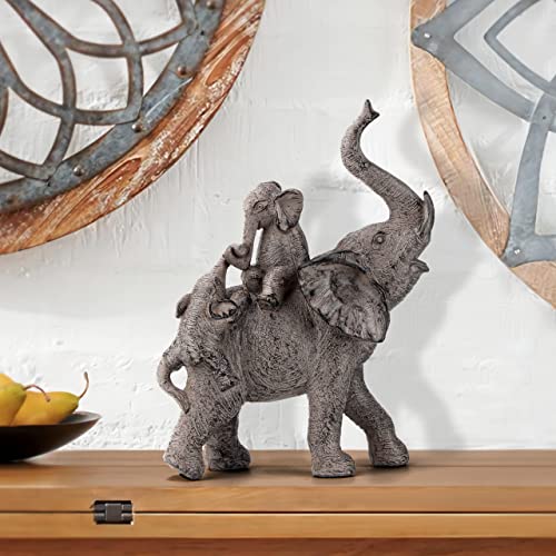 Elephant Gifts for Women, Elephant Statues for Home Living Room Decor - color: Gray