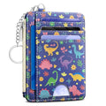 Kelvoris Credit Card Holder Small Wallet Women, Slim RFID, Cute Dinosaur - color: Dinosaur