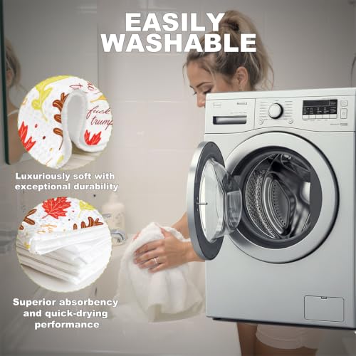 Autumn Maple Leaf Trump Kitchen Towels Funny Gifts for Women Tea Towel - color: Multi 1861