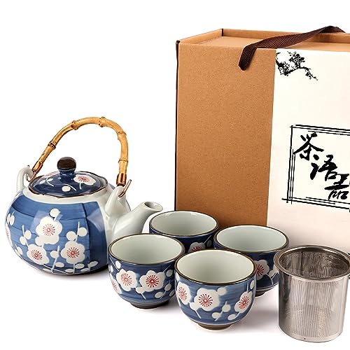 Japanese Tea Set, Japanese Style Porcelain Tea Sets for Adult