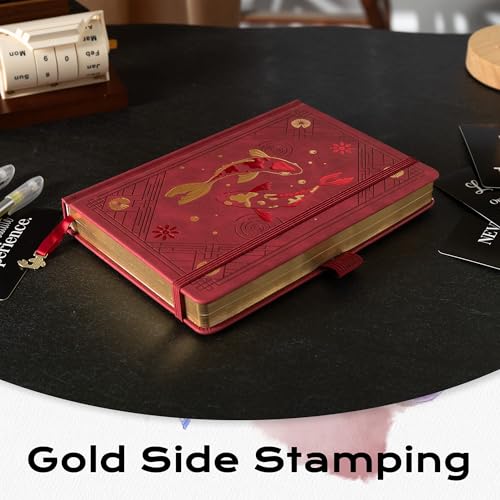 TIEFOSSI A5 Lined Journal Notebook 316 Pages for Women & Men - color: Red, size: A5-Lined