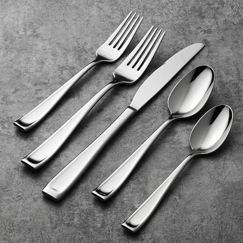 Oneida Moda Dinner Forks Silverware Set for 4, Flatware - style: Dinner Forks, Set of 4