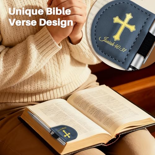 Personalized Magnetic Bookmarks,Bible Bookmark(Blue,Isaiah 26:4) - color: Blue, size: Isaiah 26:4