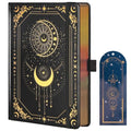 TIEFOSSI Dot Journal Notebook for Women Men, 160GSM Notebook - color: Black gold, size: Dot