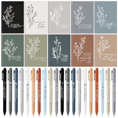 Fuutreo 60 Pcs Bible Verse Christian Gifts, Neutral Colors - color: Aesthetic Style