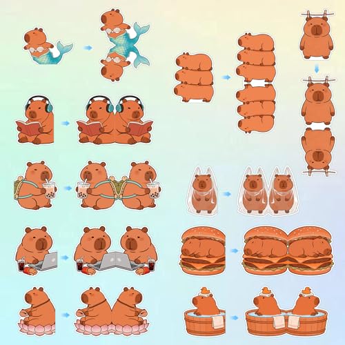 10pcs Animal Magnetic Bookmarks, Cute Animal Bookmarks Adorable Page Marking Accessories for Diaries Planning Manuals & Documents
