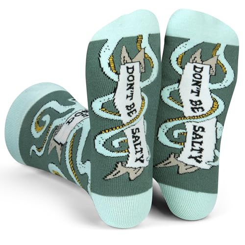 Lavley Women's Funny Socks Cute Novelty Gift for Women & Teens - color: Don't Be Salty Octopus