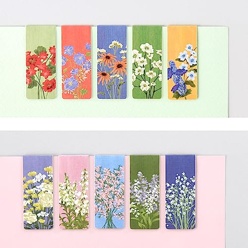 Magnetic Bookmarks Set - A (Olivia's Flowers ver.3 + ver.4) - color: Olivia's Flowers Ver.3 + Ver.4