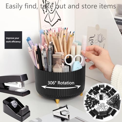 Office Supplies,School Supplies,Black Desk Accessories,Desk Organizer,Scissors,Stapler,Tape Dispenser,Binder Clips,Staples,Staple Remover,Sticky Notes,Clear Tape,Pen,Ruler,Best Gift,11pcs - color: 11 Pcs Set Black, size: 11 pcs set