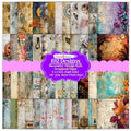 PARTH IMPEX 192 Sheets Scrapbook Paper 6x6 Single-Side - 160gsm Thick