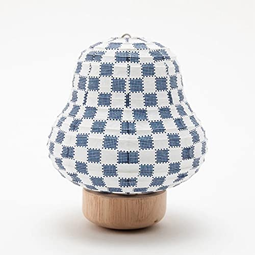 IPPINKA Cocolan Japanese Lantern Paper Lamp - Table Lamp - Cordless LED Mini Bulb - Handmade in Japan - Daruma Good Luck Charm