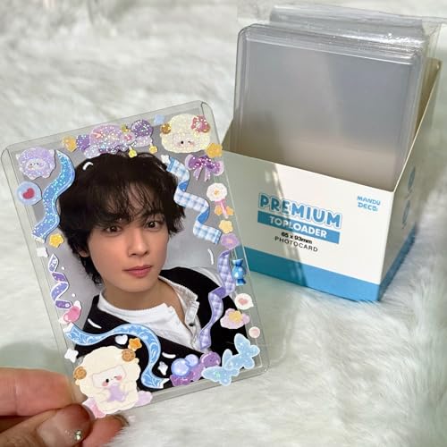 Mandu Deco PVC Free Toploaders, Perfect Fit for Kpop Album Sized Photocards, 2.5" x 3.5" (Pack of 25)