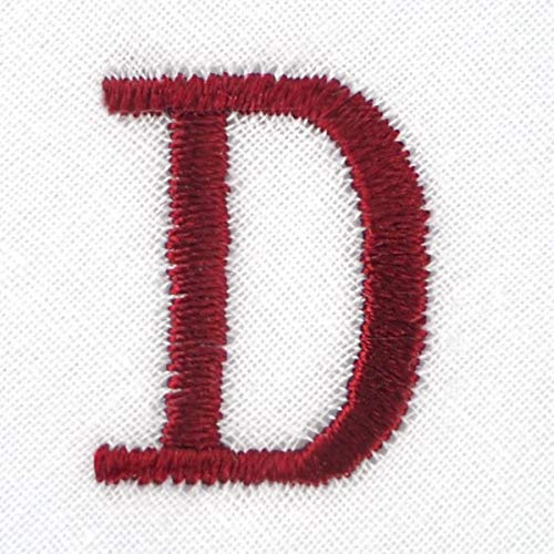 Initial Handkerchief for Men, Monogrammed Boxed 3 Piece Set,100% Cotton - color: D Initial