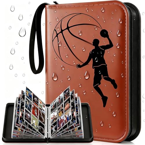 Basketball Card Binder, 900 Pockets, Protective Trading Card Album - color: Basketball, size: 900 Pockets