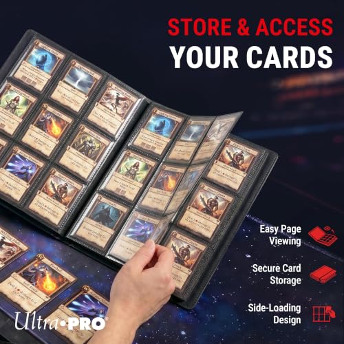 Ultra Pro Pokemon Card Binder 9 Pocket Full-View with Poke Ball Design