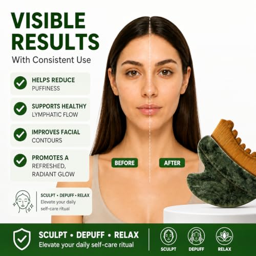 Sculpting Brush for Face, Lymphatic Contour Face Brush