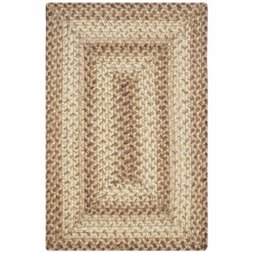 Homespice Cookie Dough Jute Braided Placemats, Rect 13x19 Set of 6 - color: Cookie Dough