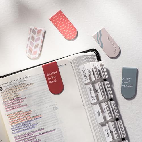 DiverseBee Magnetic Bible Bookmarks, 5 Pack (Pray) - color: Pray