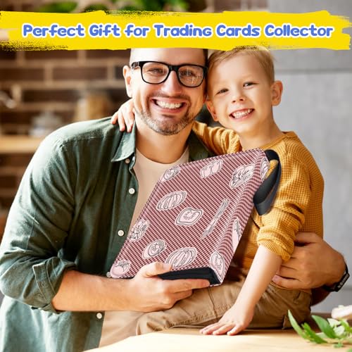 9-Pocket Trading Card Binder, 900-Card Capacity, 3-Ring, Pink - color: Pink, size: Large