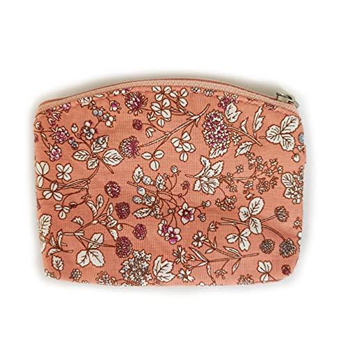 Coin Purse for Women Cute Small Wallets Change Purse Coin Pouch (orange pink) - color: Orange Pink