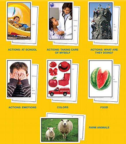Key Education Early Learning Language Library Flash Cards, Speech Therapy