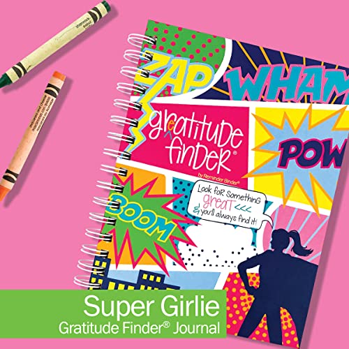 Denise Albright Gratitude Finder® 52 Week Non-Dated Journal for Women, Teens & Girls with 165 Hand-Illustrated Stickers (Super Girlie) - color: Super Girlie Gratitude Finder Journal