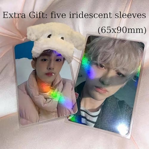 100 Pcs Kpop Photocard Sleeves (57x88mm),Clear Polypropylene Card Protector for Albums Photocards, PVC Free and Acid Free, Idol Photo Cards Protector Trading Cards Shield Cover