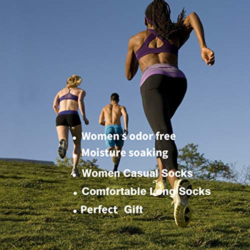MAGIARTE Womens Mini Crew Cotton Socks,6 Pairs - color: Color#07