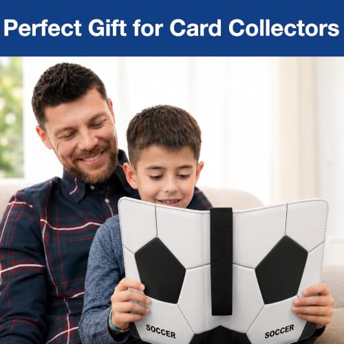 RONMONG Soccer Card Binder, 440 Pockets, Protective Trading Card Album - color: soccer-style 3, size: 440