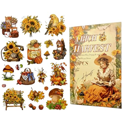 TIAMECH Harvest Overflows Rich Fall Sticker Book - color: Harvest Overflows