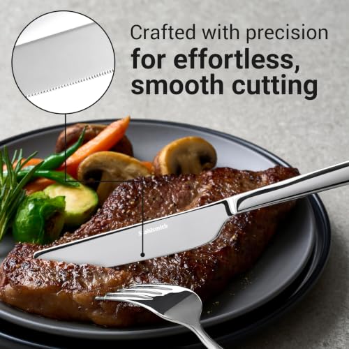 20-Piece Durable 18/10 Silverware Set, Stainless Steel Flatware (Essen) - size: Set of 20 for 4