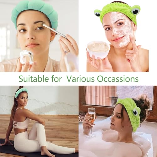 Chanaco Headband for Washing Face (Green) - color: Green