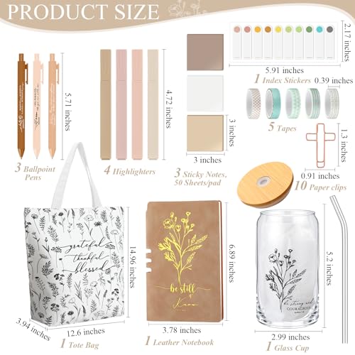 29 Pcs Bible Journaling Supplies Kit Housekeeping Week Gifts - color: Khaki, style: Boho