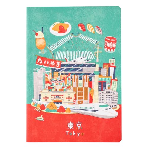 NOLTY JAPAN NOTE, A6 Notebook Featuring Japanese Design, Tokyo, JP0111 - color: Tokyo_2