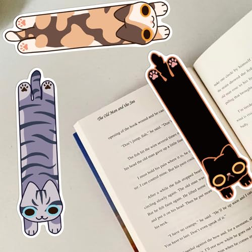 30 Pcs Cat Dog Bookmarks Cute Cats Dogs Theme Paper Bookmarks for Adult Cats Dogs Book Markers for Students Teachers School Home Office Reading Book Lovers,30 Styles