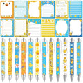 Dispowreath 24 Pcs Duck Sticky Notes with Pens Themed Party Favors Gifts Cute Notepad Memo Notes Pads Black Ink Ballpoint Pen for Duck Lover Christmas Gifts Office Supplies - style: Duck