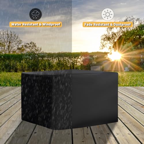 Grill Cover for VEVOR Commercial Electric Griddle, Heavy-Duty 600D Tabletop BBQ Cover for VEVOR 22" Electric Flat Top Grill - size: 22"L x 18"D x 8"H