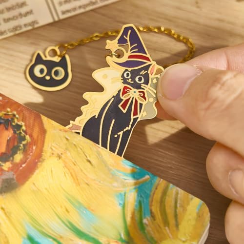 4 PCS Vintage Metal Bookmark, Hand-Drawn Book Marks for Reading Women, Book Lovers Gifts for Teachers Writer - style: Artistic Bookmarks