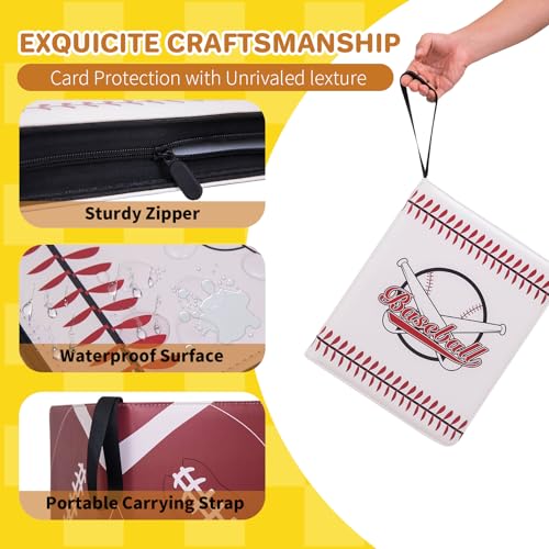 Card Binder, 9 Pocket 990 Card for Collectible Trading Card Albums